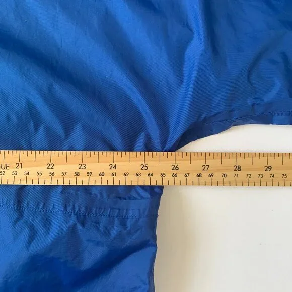 Vintage K-Way Windbreaker Jacket Blue Zip Up Blokecore Athleisure Fanny Pack - Picture 12 of 15